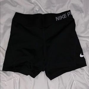 Nike pro spandex shorts